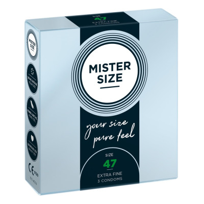 Mister Size 47 mm condoms 3 pieces