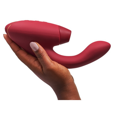 Womanizer Duo 2 Clitoral and G-Spot Stimulator Red