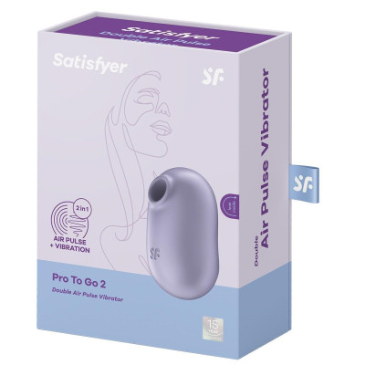 Satisfyer Pro to Go 2 Air Pulse Vibrator Violet
