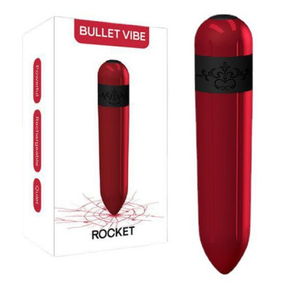 Mini usb rechargeable Rocket bullet vibrator 9.5 x Ø 2 cm