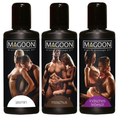 Set of 3 Magoon Erotic Massage Oils