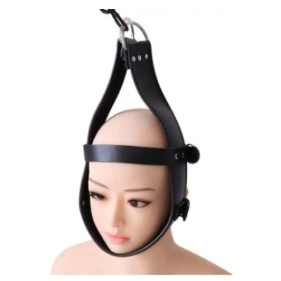 BDSM Head restraint Black