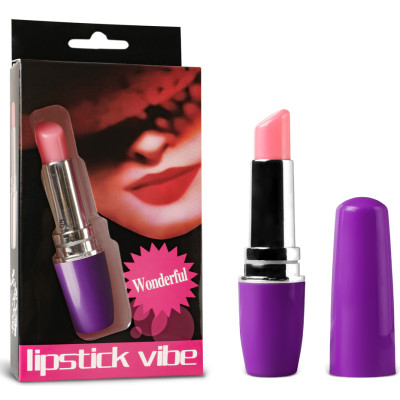 Lipstick vibrator Purple 9 cm