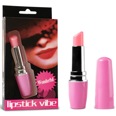 Lipstick vibrator Pink 9 cm