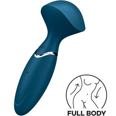 Satisfyer Mini Wand-er Body massager and clitoris stimulator Blue