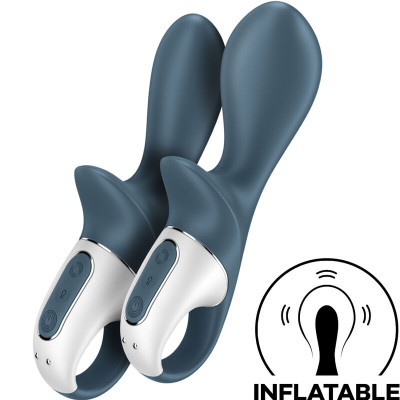 Satisfyer Air Pump Booty 2 Inflatable Anal Vibrator Anthrazit