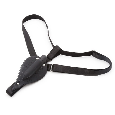 Leaf silicone string with straps and vibrator