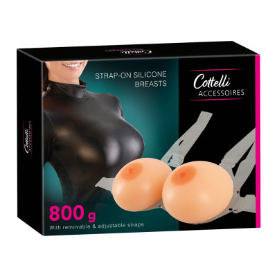 Cottelli Silicone Breasts with Straps 800 g