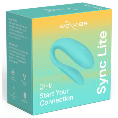We Vibe Sync Lite C-shaped couple's vibrator Blue