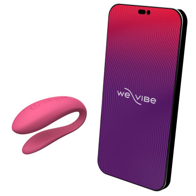 We Vibe Sync Lite C-shaped couple's vibrator Pink