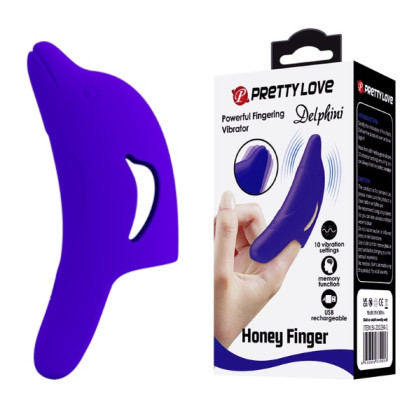 Pretty Love Delphini powerful fingering vibrator Blue