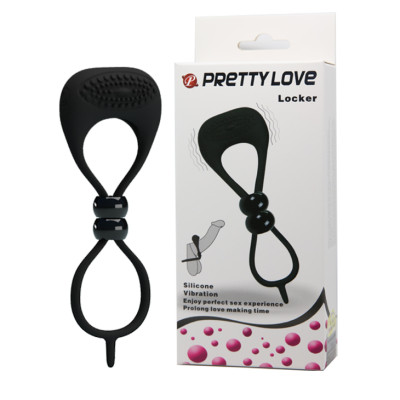 Pretty Love Locker vibrating cock and balls ring