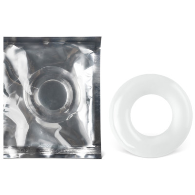 TOYBOY Clear Thick Stretchy Cock Ring 4.3 cm