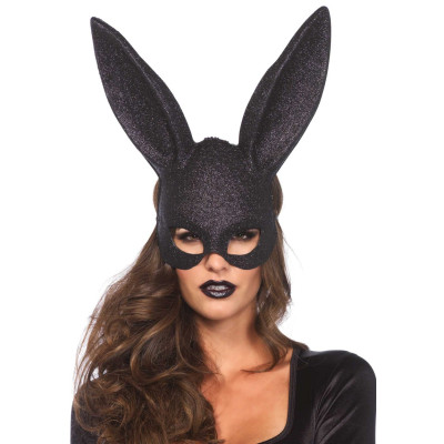 Glitter Masquerade Rabbit Mask O/S