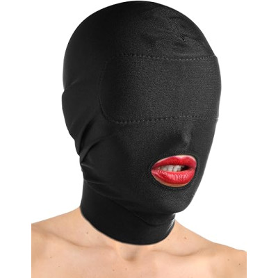 Black Blinded Open Mouth Hood SMALL/MEDIUM