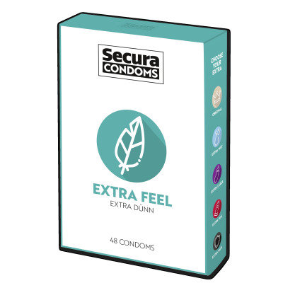 Secura Extra Feel condoms 48pcs