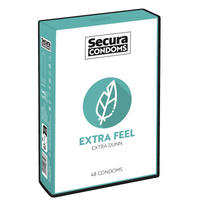 Secura Extra Feel condoms 48pcs