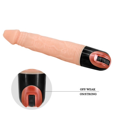 Realistic Penis phallic shape vibrating dildo 21 cm
