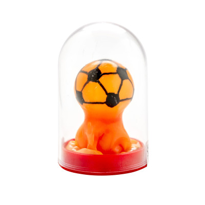 H80 Orange Football Fun condom
