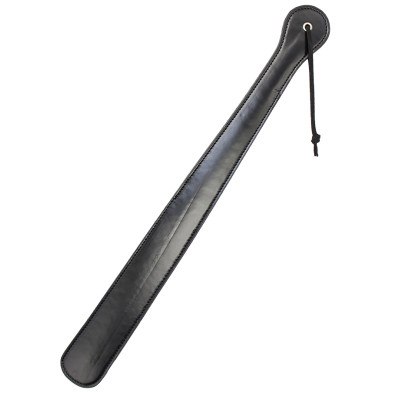 Naughty Toys long faux leather paddle Black