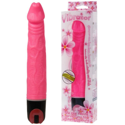 BAILE multispeed dildo vibrator pink 21 cm