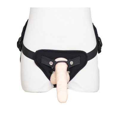 Universal Harness strap-on S-L with lumbar support and Dildo
