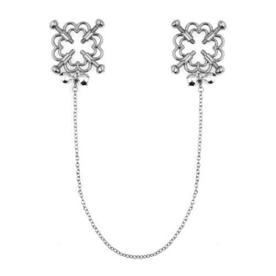 NAUGHTY TOYS Gothic Nipple Clamps with Chain