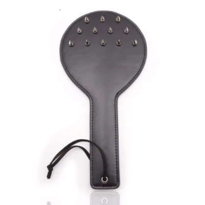 Premium PVC Leather Paddle Slapper with Spikes