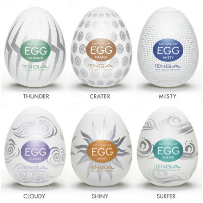 Tenga Egg Masturbator 6 styles Pack Serie 2