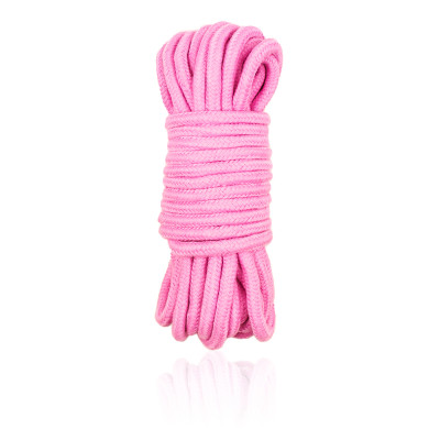 NAUGHTY TOYS Bondage pink cotton rope 5 meter
