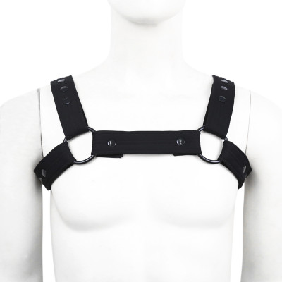 NAUGHTY TOYS black neopren male harness muscle protector S/L