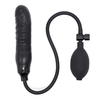 NAUGHTY TOYS inflatable Ass black plug dildo 15 cm