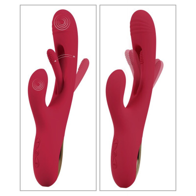 Sweet Smile Flicking rabbit vibrator with G-Spot stimulation