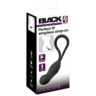 ΣΤΡΑΠΟΝ Black Velvets Perfect fit ντιλντο σιλικόνης 11 εκ