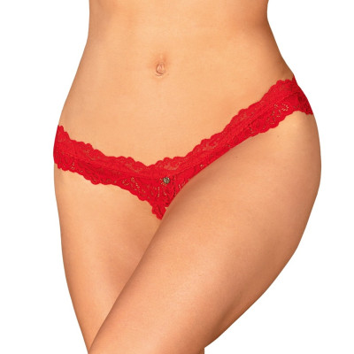 Obsessive Amor Cherris crotchless Thong RED