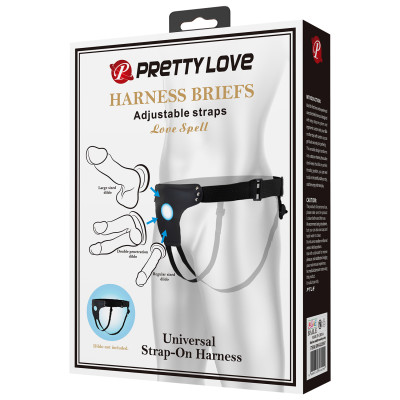 PRETTY LOVE harness Briefs LOVE SPELL