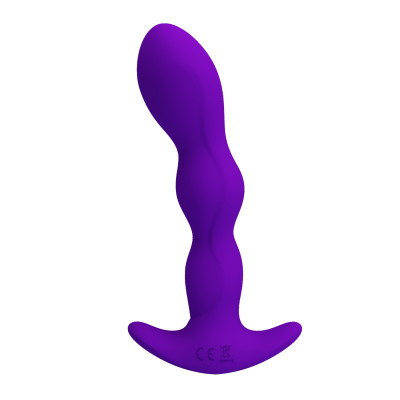 Pretty Love YALE Vibrating Butt Plug 14.5 x 3.3 cm VIOLET