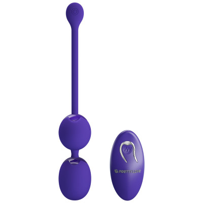 Pretty Love WILLIE YOUTH Remote Controlled Kegel Balls 8.5 x 2.7 cm BLUE