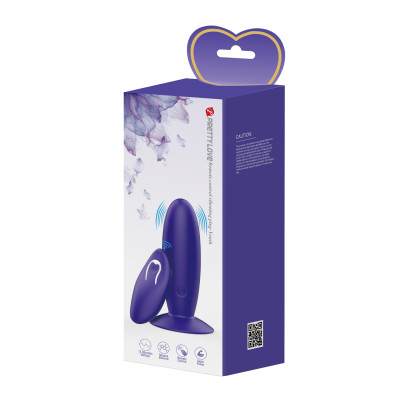 PRETTY LOVE YOUTH remote controlled silicone plug BLUE