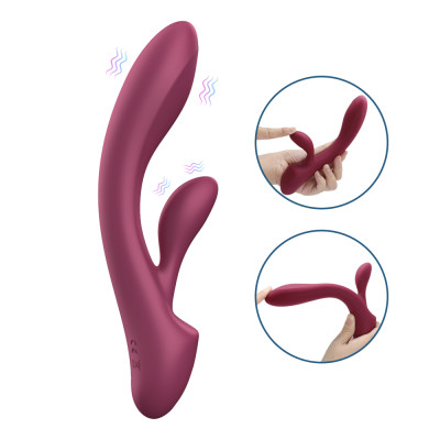 PURPLE DREAMS Soft flexible silicone Rabbit vibrator