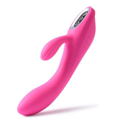 TOYBOX Dual Candy Soft and flexible silicone Rabbit vibrator