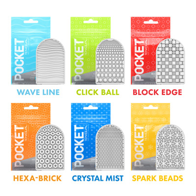 Tenga Pocket Block Edge мастурбатор