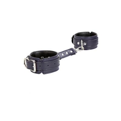 NAUGHTY TOYS Dark Blue Premium Collection Wrist Restraints