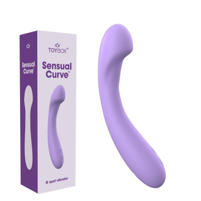 Sensual Curve G-spot and Anal silicone vibrator 19 cm