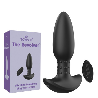 The Revolver Remote controlled Vibrating Rotating anal Plug