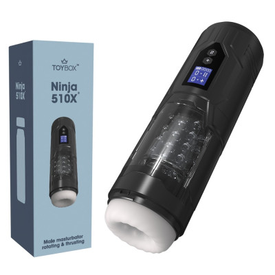 TOYBOX NINJA X510 Male thrusting and vibrating masturbator