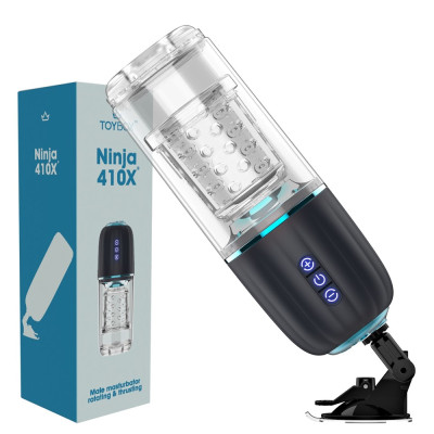 TOYBOX NINJA X410 Male thrusting and vibrating masturbator