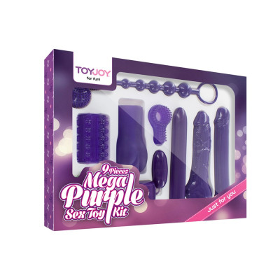 Toy Joy Complete 9 pcs Mega Purple Sex Toy Kit