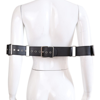 Wrist to Waist Leather Bondage Restraint