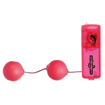 Vibrating Love jelly balls levanter and Pink